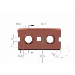 CIRCULAR BRICK RADIUS 5,4M