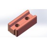 COMPRESSED EARTH BRICK FOR CHAINING