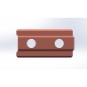 COMPRESSED EARTH BRICK FOR CHAINING