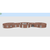 Raw earth bricks circular construction (BTC) in Mozambique (Inhassoro)
