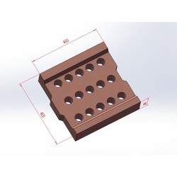Tijolos de terra compactada e estabilizada PREMIUM 400*400 (Encadeamanto) vendidos em Moçambique