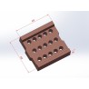 PREMIUM 400*400 compressed and stabilized earth bricks (chains) sold in Mozambique